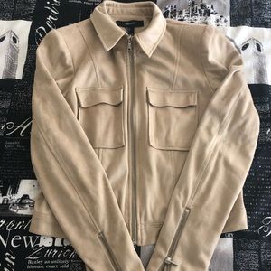 Tan suede jacket